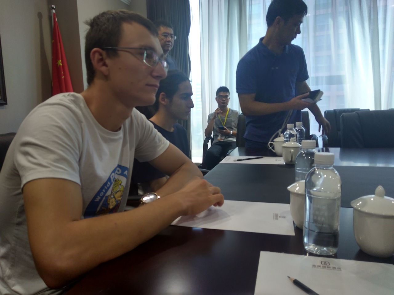 Sinan Djepov at the meeting